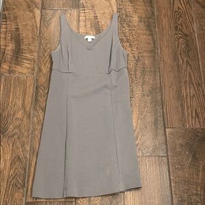Gray Sleeveless Dress